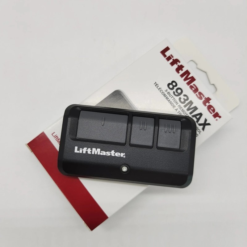 LiftMaster 893MAX 3 Button Visor Remote Control Garage Door Opener Pack of 1