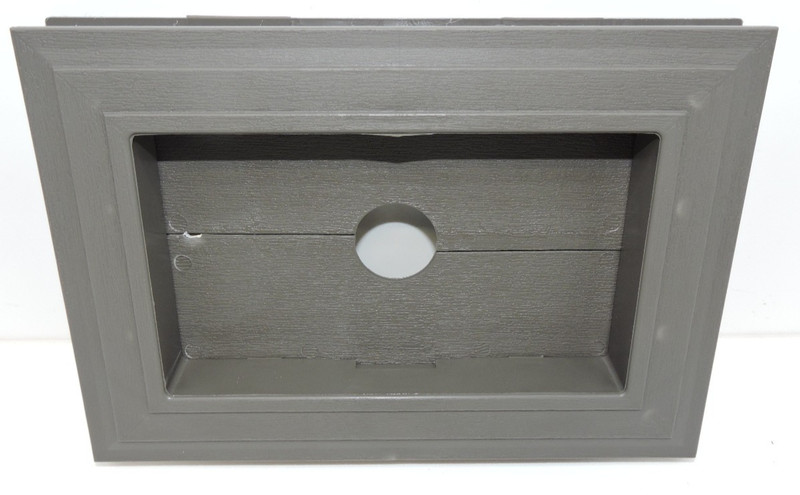 Vinyl Siding Mounting Block Universal Fit Split Pipe Classic Mount Dark Grey 🔥