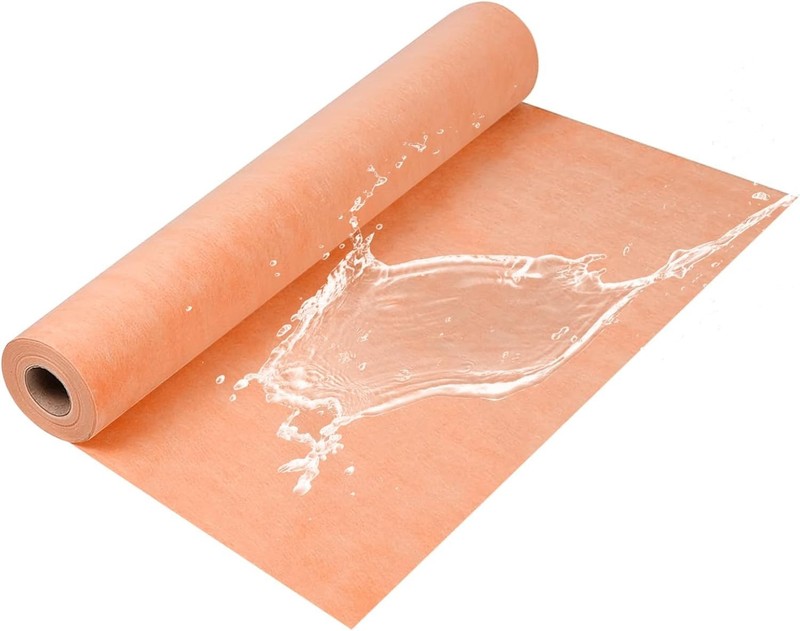 Professional Waterproof Membrane for Shower, 3.77Ft X 29Ft 108Sq Ft Underlayment