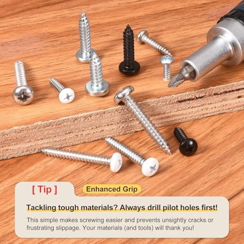 Phillips Pan Head Self Tapping Screws(M4x30)Pcs, 304 M4x30mm 50 Silver Tone gallery