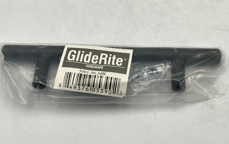 GLIDERITE 5001-96-MB Cabinet Handle Drawer Bar Pulls 3-3/4″ Matte Black (10Pack)