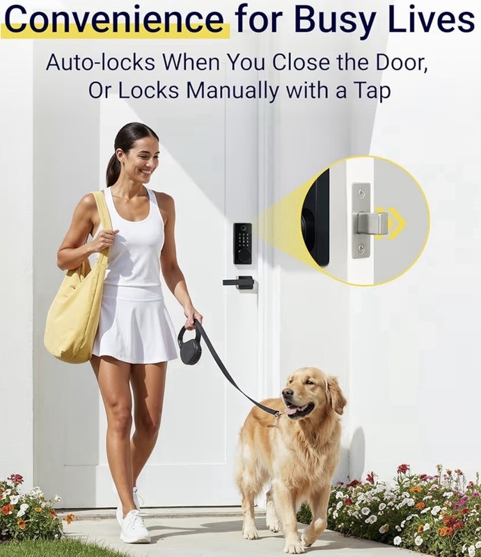 Smart Door Lock•Keyless Entry Deadbolt Door Lock•Multiple Entry Methods gallery