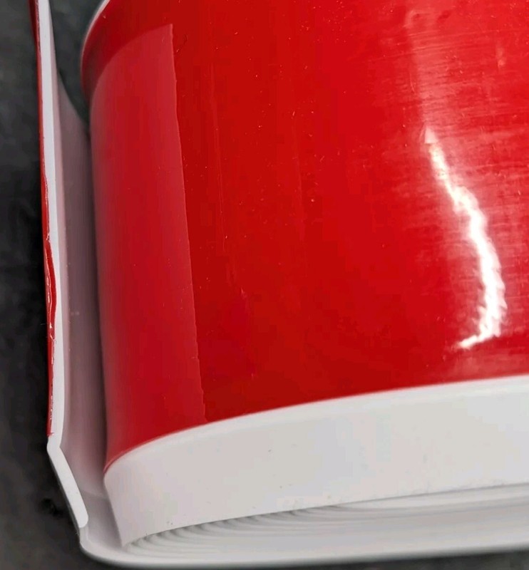 Flexible Vinyl 4 Pack Wall And Baseboard Molding Trim 4”x20’ Adhesive White gallery