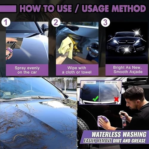 3Pcs Car Coating Spray, High Protection 3 in 1 Spray, 3 in 1 High Protection gallery