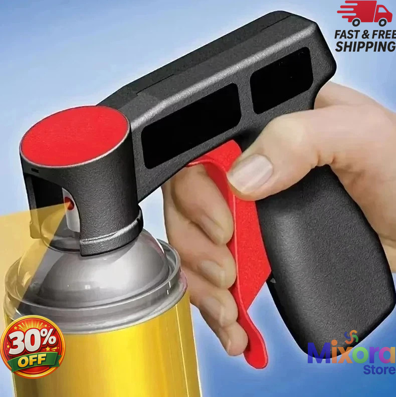 1 pc Portable Reusable Spray Paint Handle Universal Handheld Spray Gun_New