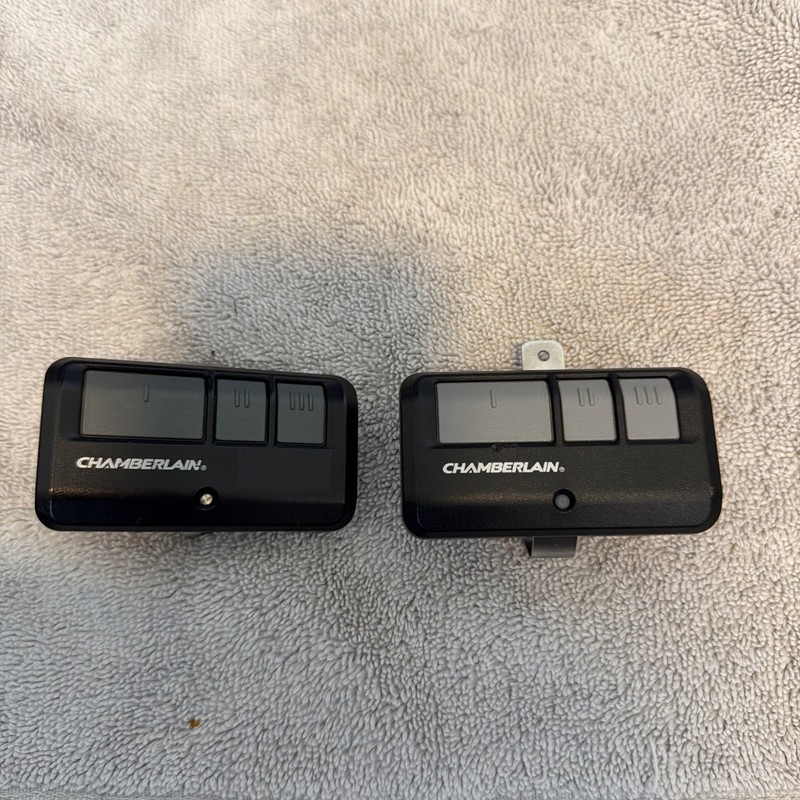 2 Chamberlain 953EV/EVC=Raynor 893RGX=Liftmaster 893MAX garage opener remotes