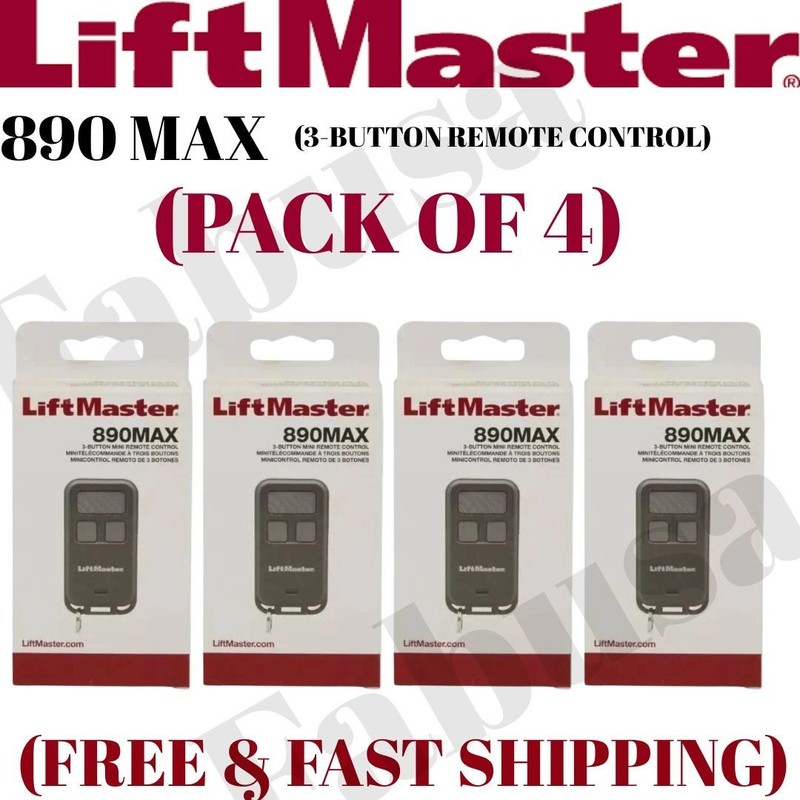 Liftmaster 890MAX Universal Remote – Compatible with 371LM, 971LM free shipping