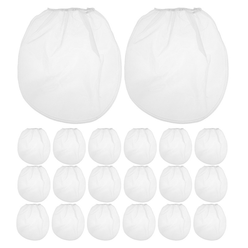 20 Pcs Paint Strainer Bag Filter Fine Mesh Bucket Liner Gallon Pail