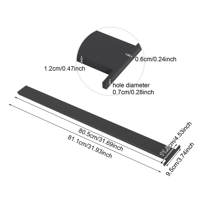 32in Countertop Support Brackets, Kitchen Island Support Floating Brackets gallery