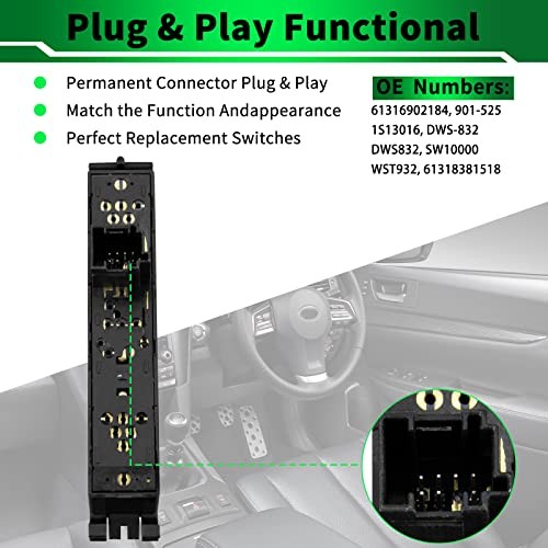 Power Window Switch Front Left Driver Side Switch Fits for:-BMW 61316902184 gallery