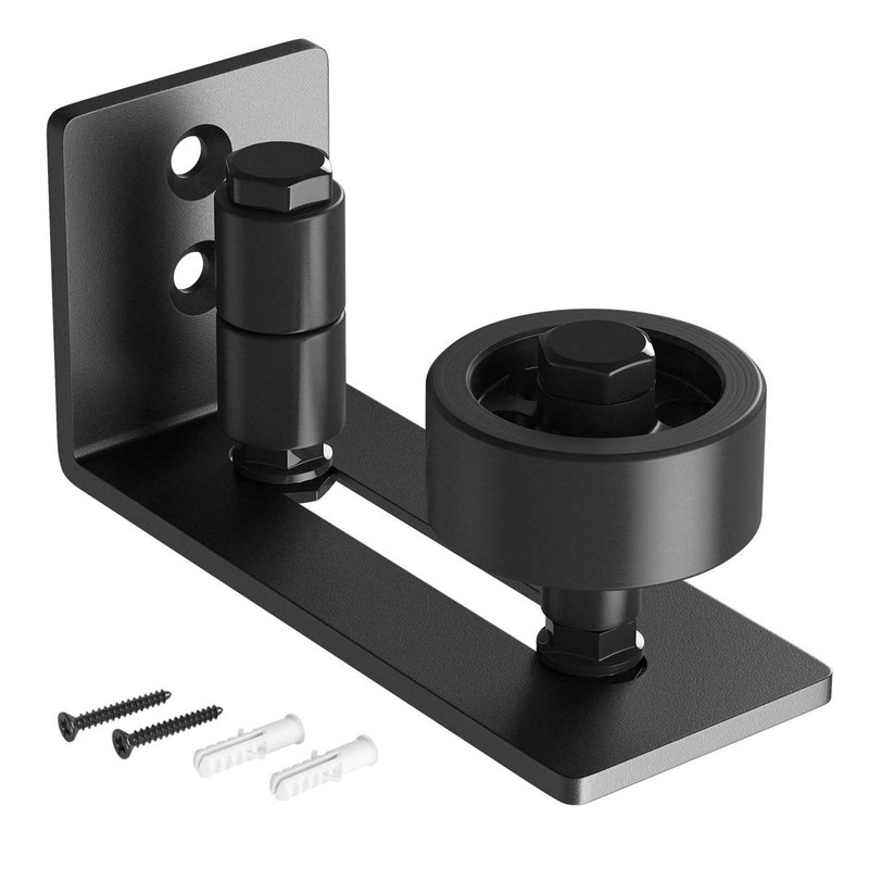 Sliding Barn Door Floor Guide for Bottom Adjustable Roller – 8 Setup Options for