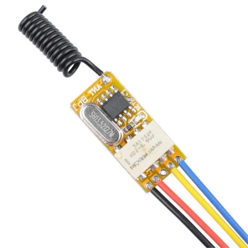 Mini Remote Relay 12V Wireless Remote Control Switch, 433Mhz Remote Momentary... gallery