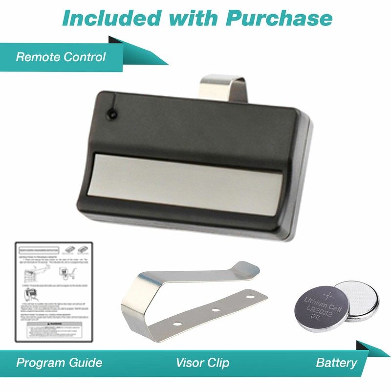 Sale For LiftMaster 971LM 1-Button Car Garage Door Opener Remote Control 390MHz