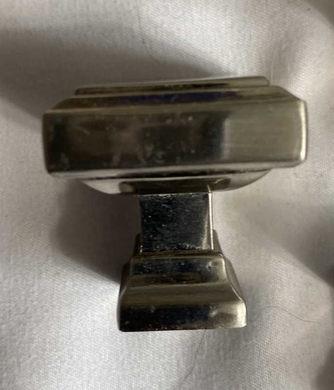 EMTEK Geometric Rectangular Cabinet Drawer Pulls 4.25" Long with 3" Center Holes gallery