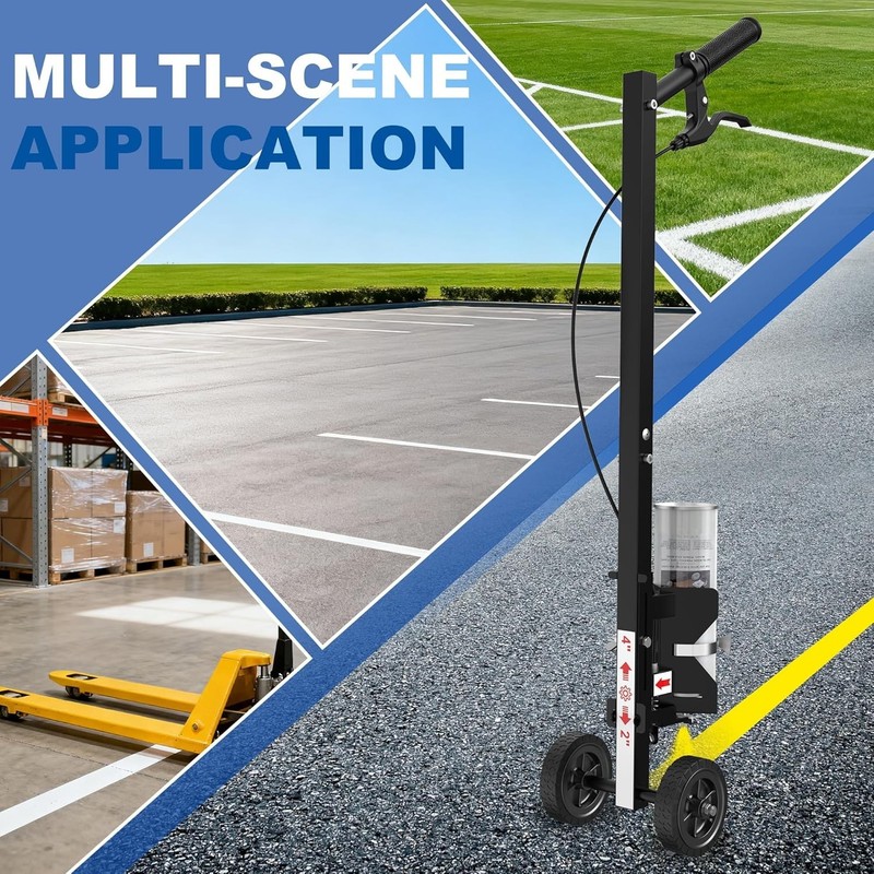 Striping Line Paint Wand Sport Field Parking Lot Striping Paint Sprayer Machine gallery
