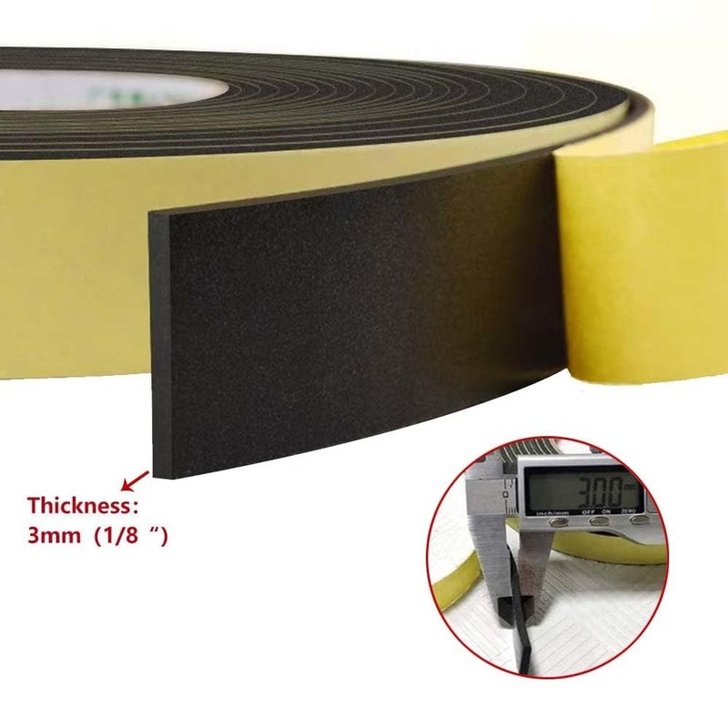 High Density Foam Tape Waterproof Sealing Strip, Single-Sided Adhesive EVA Se... gallery