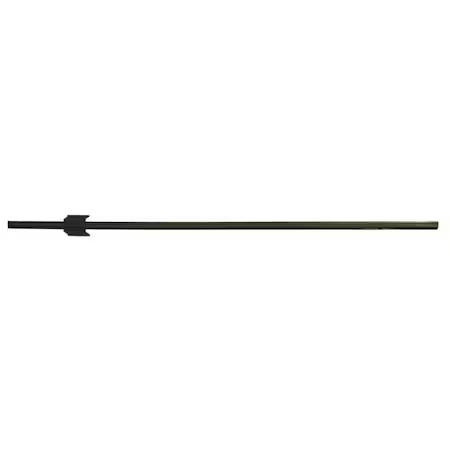 Fence Post, 48 H X 3 1/2 W In., Steel, 46V227