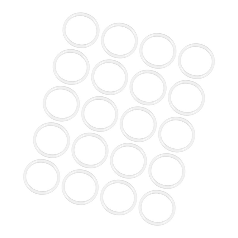 Silicone O-Rings Rubber Gaskets Seal Ring – 20 Packs – 18mm ID x 22mm OD x 2mm H