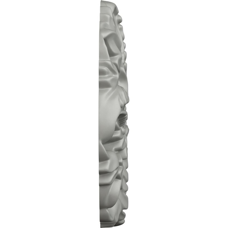 ROS04X04MO Medium Round Rosette 4 7/8 Inch OD x 5/8 Inch P Primed Trims gallery