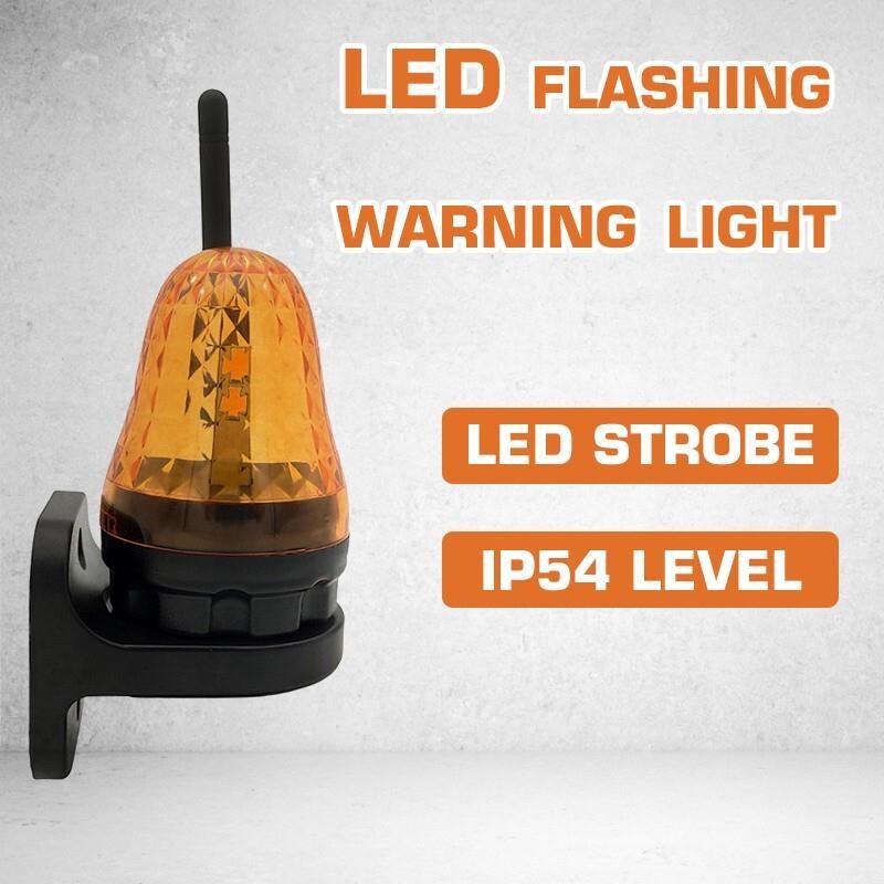 24V-265V AC DC Automatic Gate Opener Strobe Flash Lamp Alarm Wall Mount