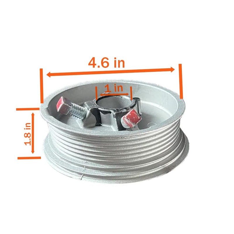 Garage Door Cable Drums Replacement for up to 8 Feet High Doors 400-8 - One P... gallery