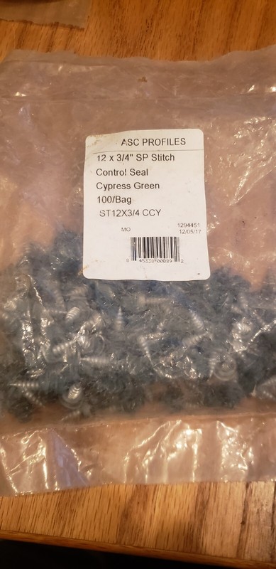 METAL ROOFING SCREWS Colored Metal Screw Siding Screw (Choose from many colors)