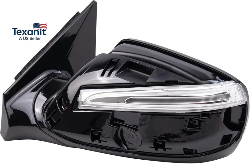 Driver Side Mirror Assembly Power Heated Turn Signal Blind Spot Foldaway Smooth gallery