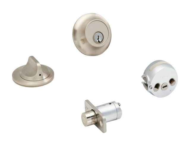 Level Lock Keyed Entry Smart Door Lock – Satin Nickel