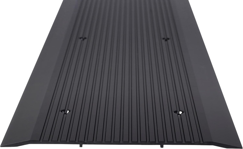 Aluminum Door Threshold Strip - ADA Compliant, 8" x 48", Black Anodized gallery