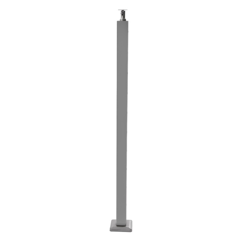 Steel Wire Rope Column 0-90° Adjustable Cable Railing Post Silver Handrail Stand gallery
