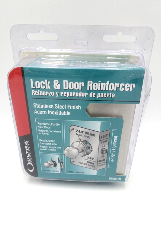 Ultra Security Silver Lock & Door Reinforcer 59001R1