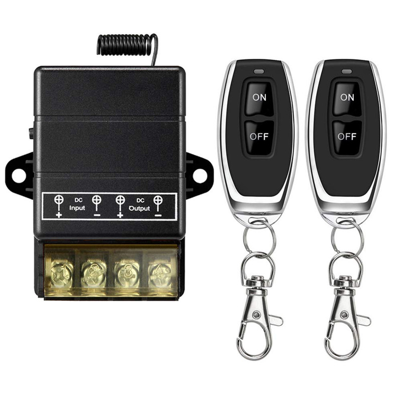 Interruptor Inalambrico de Control Remoto 12V 24V 48V 72V 40A Largo Alcance
