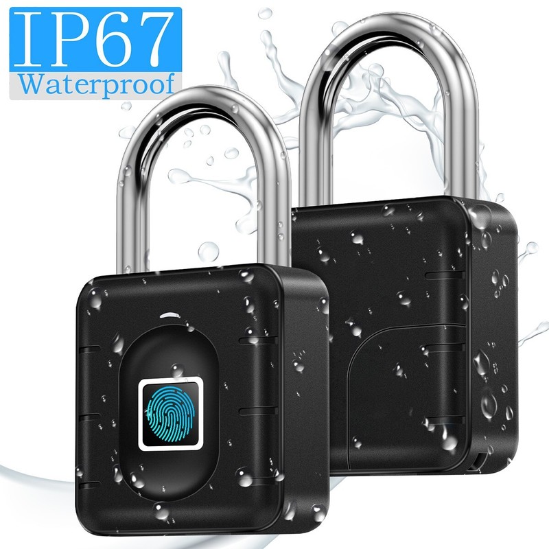 Bluetooth Fingerprint Padlock APP Keyless Smart Lock Waterproof Thumbprint Lock gallery