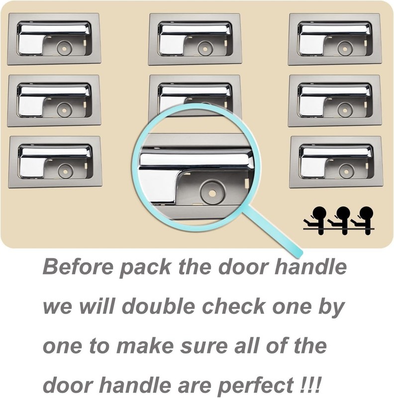 Interior Door Handle Compatible with F150 2009 to 2014 Year Front or Rear Right gallery