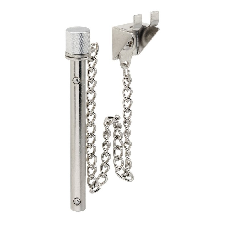 Prime-Line S 4066 Sliding Patio Door Lock Pin, 2-5/8 In., Steel 1 Pack, White