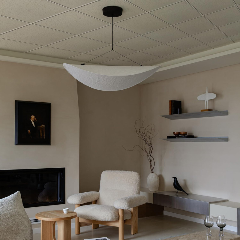 Waterproof 2x4 Ft PVC Ceiling Tiles - Fire-Rated, Washable, Pack of 10 gallery