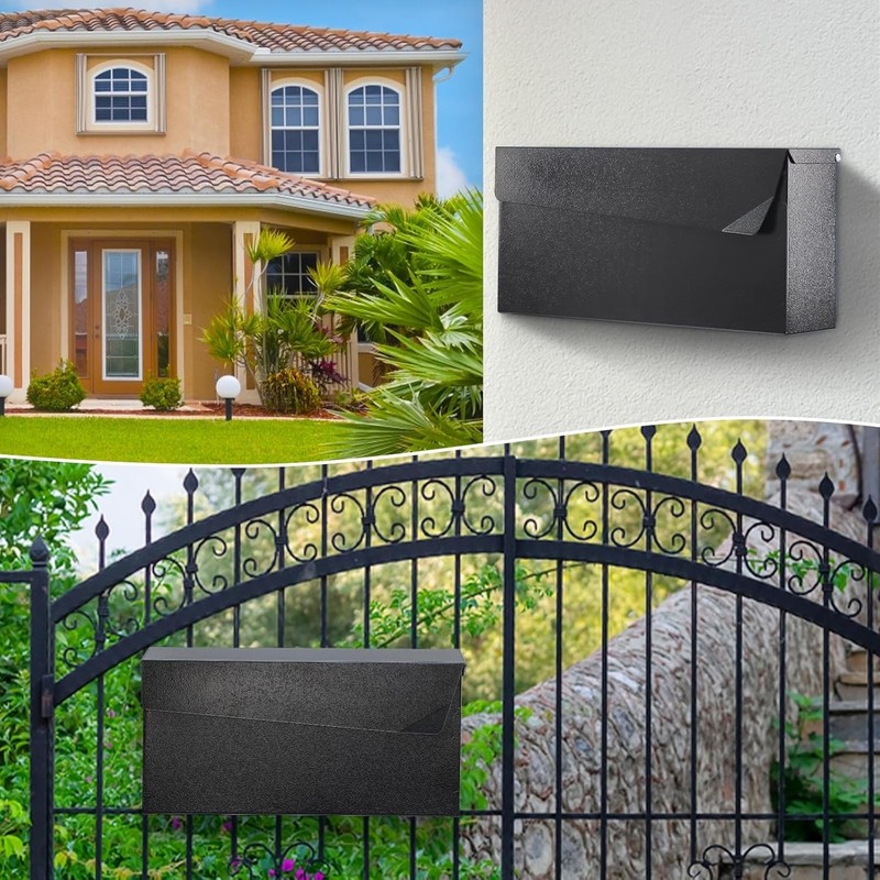 Large Capacity Wall-Mounted Mailbox: Rust-Proof Galvanized Steel Design gallery