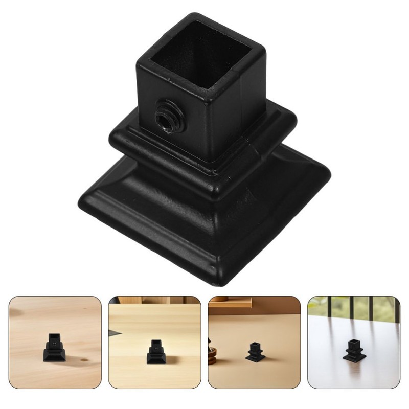 2 Pcs Rail Post Repair Mount Staircase Handrail Brackets Accessories