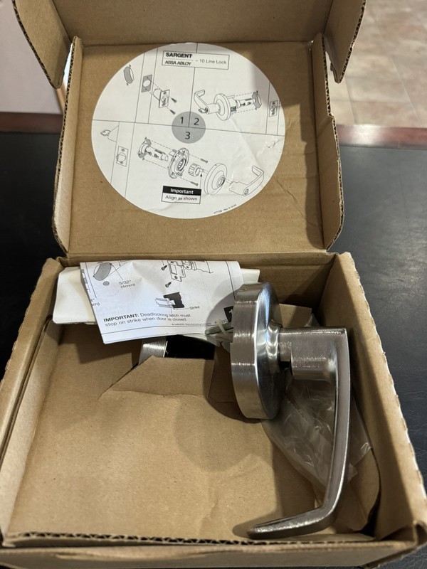 SARGENT 10U94 LL Lever 10U94 Grade 1 double dummy lever US26D