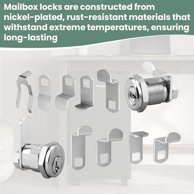 MP4945 Mailbox Lock and Key S 4573 Multipurpose CounterClockwise 1 PCS gallery