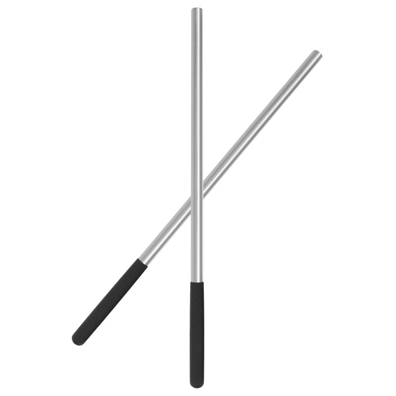 One Pair 17.2 Inch Torsion Spring Winding Rods with Non-Slip Handle,1/2 Inch Dia