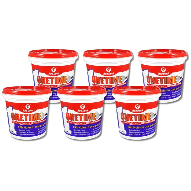 Quick-Dry Lightweight Spackling for Walls & Stucco, 1 Quart