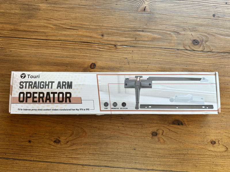 Touri Straight arm Operator / Left hand Fit Andersen Perma Shield Casement 74-95
