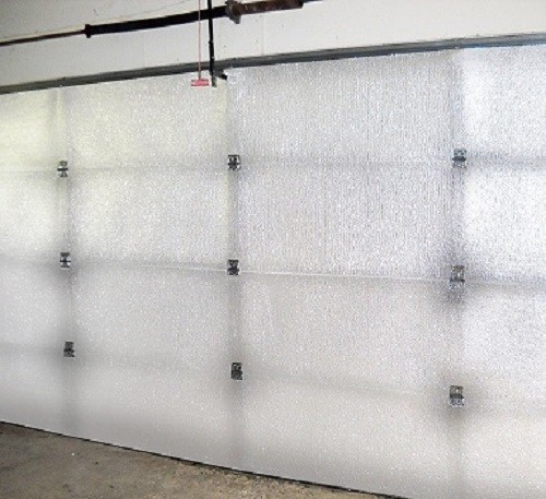 NASATEK Reflective White Foam Core Garage Door Insulation Kit 9Lx8H + 9Lx7H