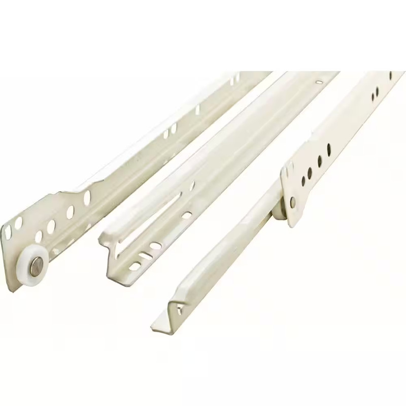 1 Pair 22 In. Self-Closing Bottom Mount Drawer Slide Set (2 Pieces) gallery