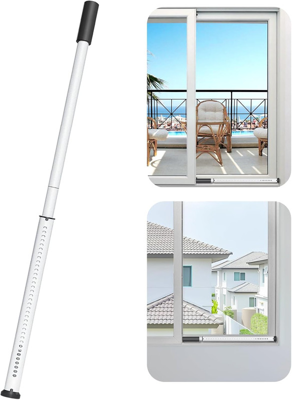 Acemining Sliding Door Security Bar,Heavy Duty Sliding Patio Door Lock Bar, 20-5