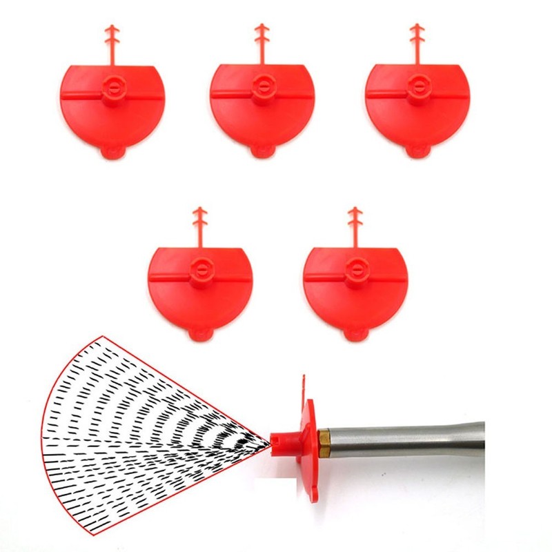 For Urethane Flat Fan Nozzle for PolyFor Urethane Foam 4.8x3.7cm 10 pcs gallery