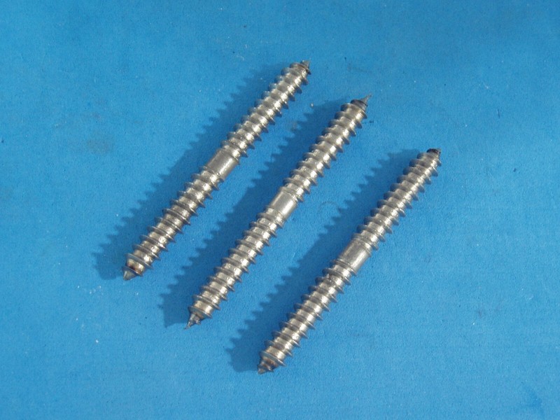 LOT OF THREE 5/16″ X 3″ DOWEL SCREWS DOUBLE END WOOD SCREW BALUSTER