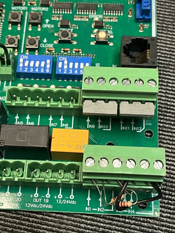Universal DC Gate Opener Controller PCB Dual Motor 12/24VDC gallery
