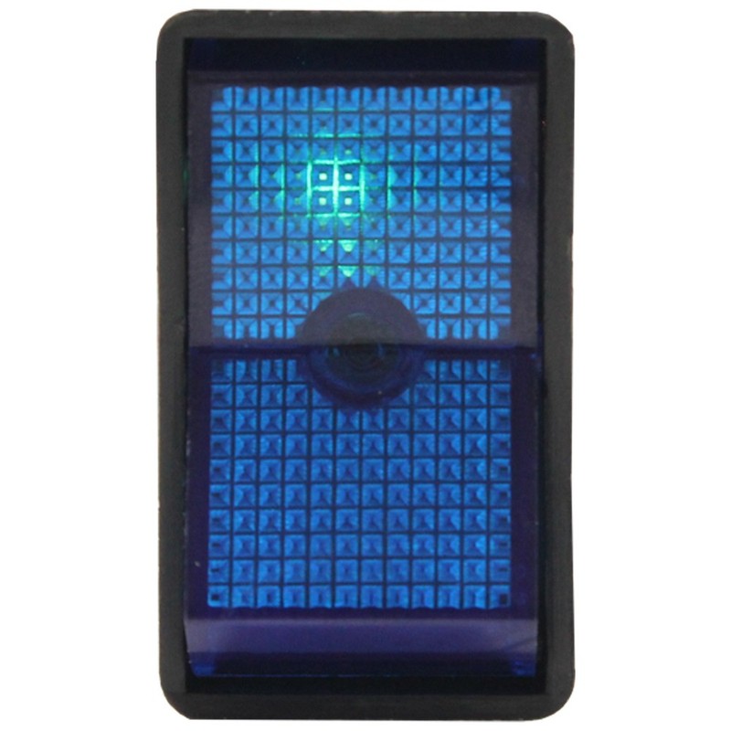 12mm Mount Rectangle TOGGLE SWITCH ON-OFF LED Full Illuminated 12v 19x34mm gallery